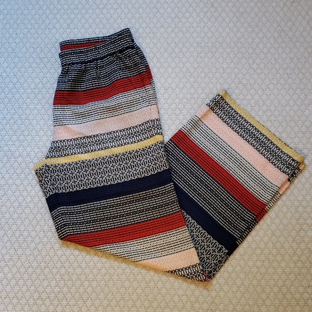 Vince Camuto Blousy Striped Pants Sz Xs